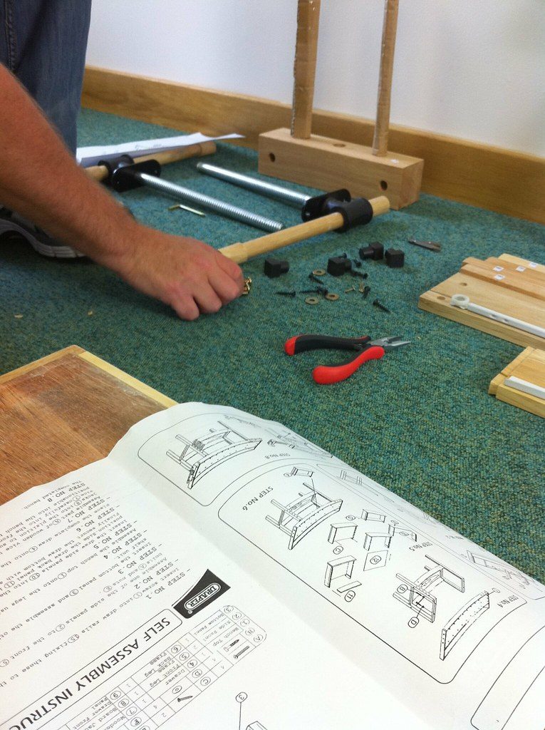 Openverse photograph: Assembling the Draper 53210 Woodworking Bench